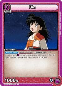 Rin (011) - UE23BT: Inuyasha - Union Arena card
