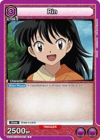 Rin (012) - UE23BT: Inuyasha - Union Arena card