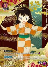 Rin (013) (SR*) - UE23BT: Inuyasha - Union Arena card