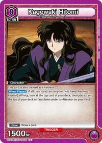 Kagewaki Hitomi - UE23BT: Inuyasha - Union Arena card