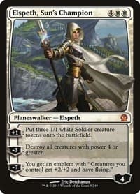 Elspeth, Sun's Champion - Theros - Magic: The Gathering card