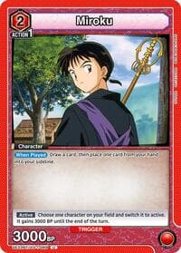 Miroku (069) - UE23BT: Inuyasha - Union Arena card