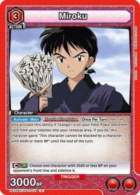 Miroku (070) - UE23BT: Inuyasha - Union Arena card