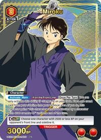 Miroku (070) (R*) - UE23BT: Inuyasha - Union Arena card