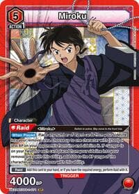 Miroku (071) - UE23BT: Inuyasha - Union Arena card