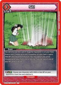 Sit! - UE23BT: Inuyasha - Union Arena card