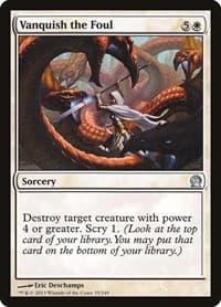Vanquish the Foul - Theros - Magic: The Gathering card