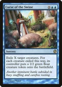 Curse of the Swine - Theros - Magic: The Gathering card