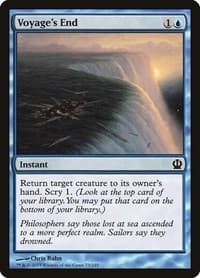 Voyage's End - Theros - Magic: The Gathering card
