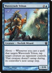 Wavecrash Triton - Theros - Magic: The Gathering card