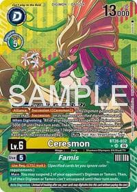 Ceresmon // Famis (Alternate Art) - Timeless Bonds - Digimon Card Game card
