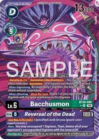 Bacchusmon // Reversal of the Dead (Alternate Art) - Timeless Bonds - Digimon Card Game card
