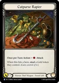 Cutpurse Rapier - Smash Palace: Chorus of Steel - Flesh and Blood TCG card