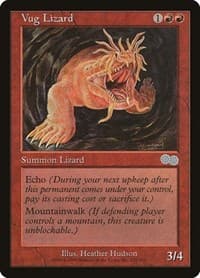 Vug Lizard - Urza's Saga - Magic: The Gathering card