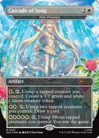 Cascade of Song - Halo Fountain - Secret Lair Drop Series - Magic: The Gathering card