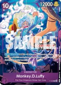 Monkey.D.Luffy (CS 26-27 Event Pack Finalist Ver.) - One Piece Promotion Cards - One Piece Card Game card
