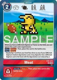 Meat - Limited Card Pack -Final Crest- - Digimon Card Game card