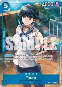 Tsuru (CS 26-27 Celebration Pack) - One Piece Promotion Cards - One Piece Card Game card