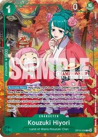 Kouzuki Hiyori (CS 26-27 Celebration Pack) - One Piece Promotion Cards - One Piece Card Game card