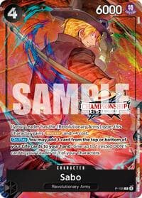 Sabo (CS 26-27 Celebration Pack) - One Piece Promotion Cards - One Piece Card Game card