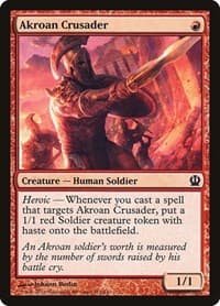 Akroan Crusader - Theros - Magic: The Gathering card