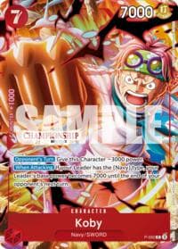Koby (CS 26-27 Event Pack) - One Piece Promotion Cards - One Piece Card Game card