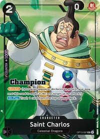 Saint Charlos (Winner Card Set Vol. 1) - One Piece Promotion Cards - One Piece Card Game card