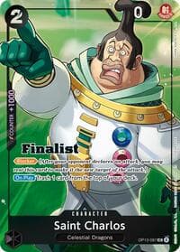 Saint Charlos (Finalist Card Set Vol. 1) - One Piece Promotion Cards - One Piece Card Game card