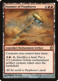 Hammer of Purphoros - Theros - Magic: The Gathering card