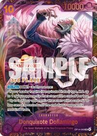 Donquixote Doflamingo (CS 26-27 3rd Place Trophy Card) - One Piece Promotion Cards - One Piece Card Game card