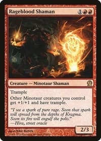 Rageblood Shaman - Theros - Magic: The Gathering card