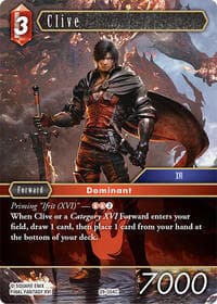 Clive - Blissful Eternity - Final Fantasy TCG card