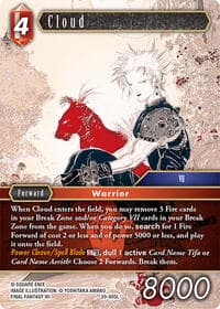 Cloud - Blissful Eternity - Final Fantasy TCG card