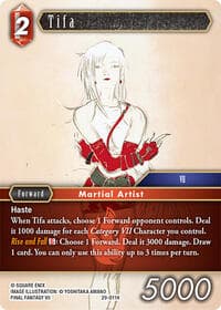 Tifa - Blissful Eternity - Final Fantasy TCG card