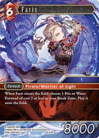 Faris - Blissful Eternity - Final Fantasy TCG card
