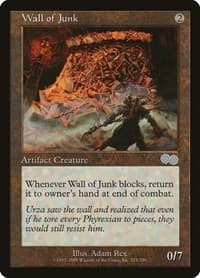 Wall of Junk - Urza's Saga - Magic: The Gathering card