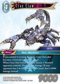 Cray Claw - Blissful Eternity - Final Fantasy TCG card