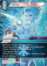 Shiva - Blissful Eternity - Final Fantasy TCG card