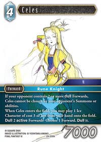 Celes - Blissful Eternity - Final Fantasy TCG card