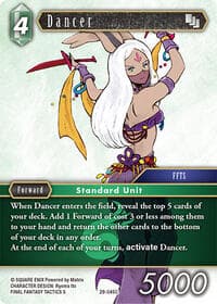 Dancer - Blissful Eternity - Final Fantasy TCG card