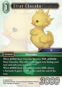 Stray Chocobo - Blissful Eternity - Final Fantasy TCG card
