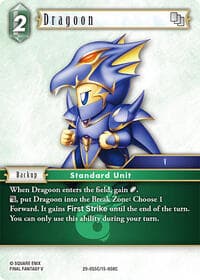 Dragoon - Blissful Eternity - Final Fantasy TCG card