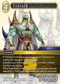 Exdeath - Blissful Eternity - Final Fantasy TCG card