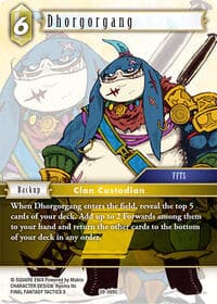 Dhorgorgang - Blissful Eternity - Final Fantasy TCG card