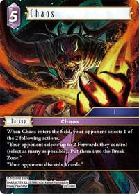 Chaos - Blissful Eternity - Final Fantasy TCG card