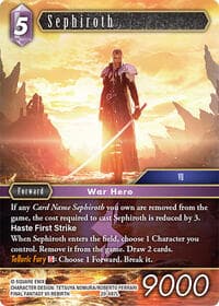 Sephiroth - Blissful Eternity - Final Fantasy TCG card