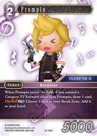 Prompto - Blissful Eternity - Final Fantasy TCG card
