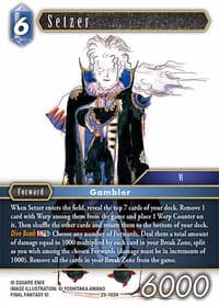 Setzer - Blissful Eternity - Final Fantasy TCG card