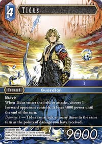 Tidus - Blissful Eternity - Final Fantasy TCG card