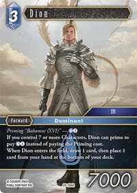 Dion - Blissful Eternity - Final Fantasy TCG card